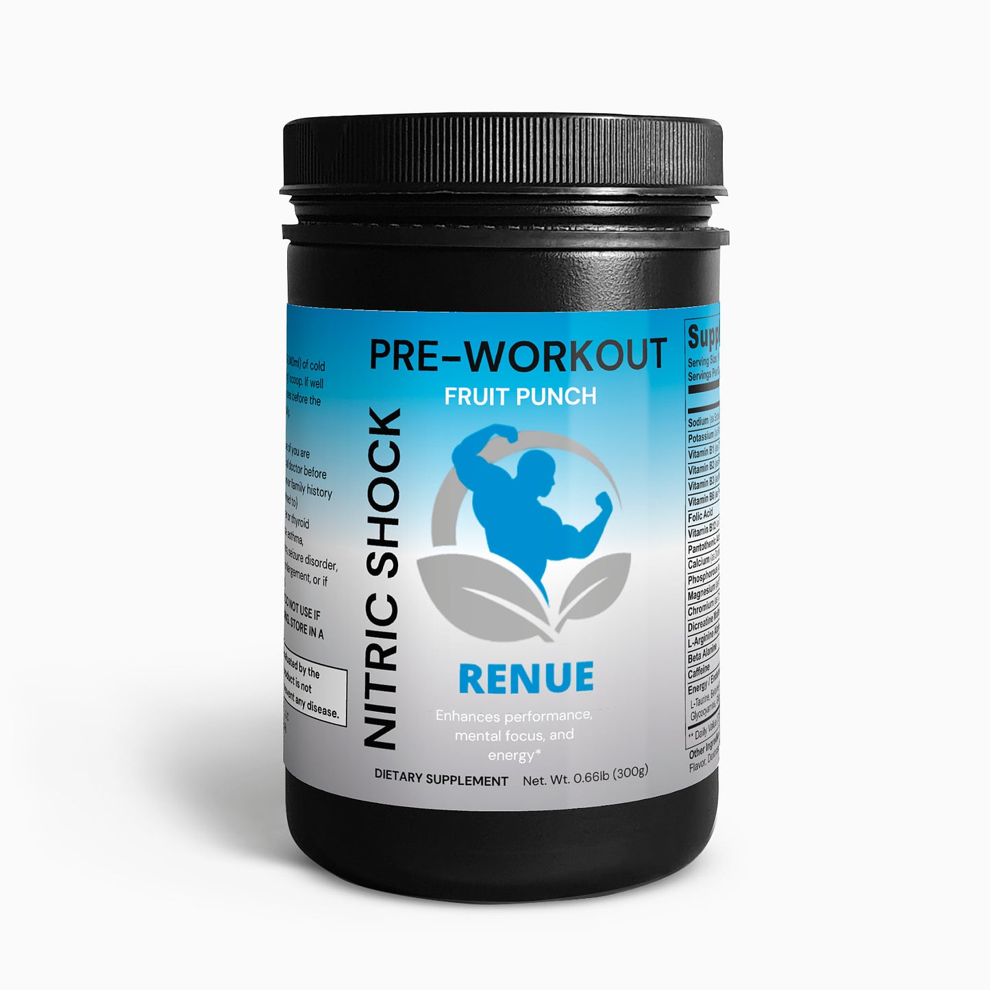 Nitric Shock Pre-Workout Powder (Fruit Punch)