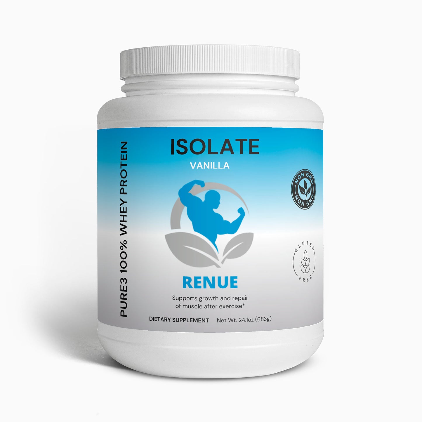 Pure3 100% Whey Protein Isolate (Vanilla)
