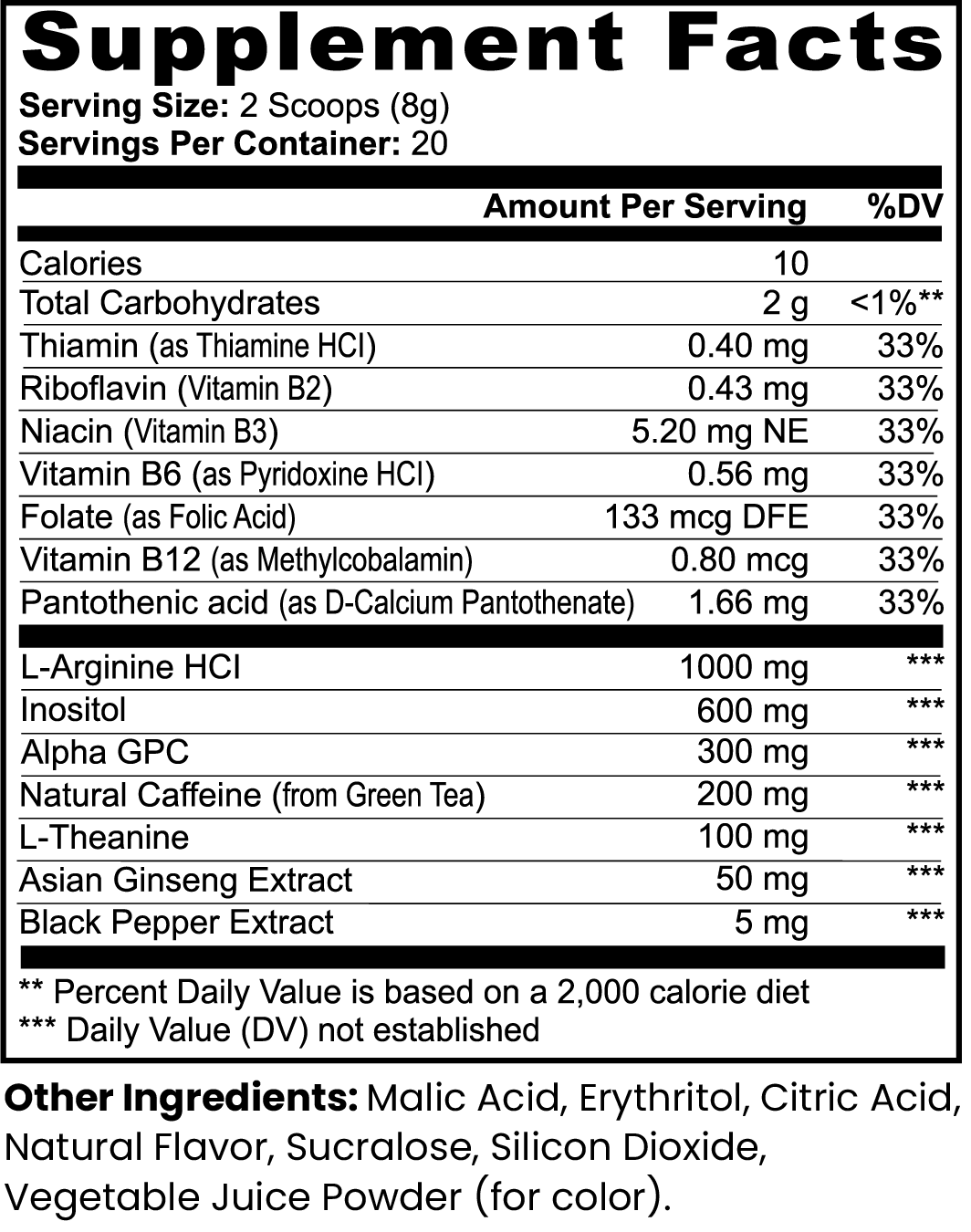 Focus Powder (Sour Grape)